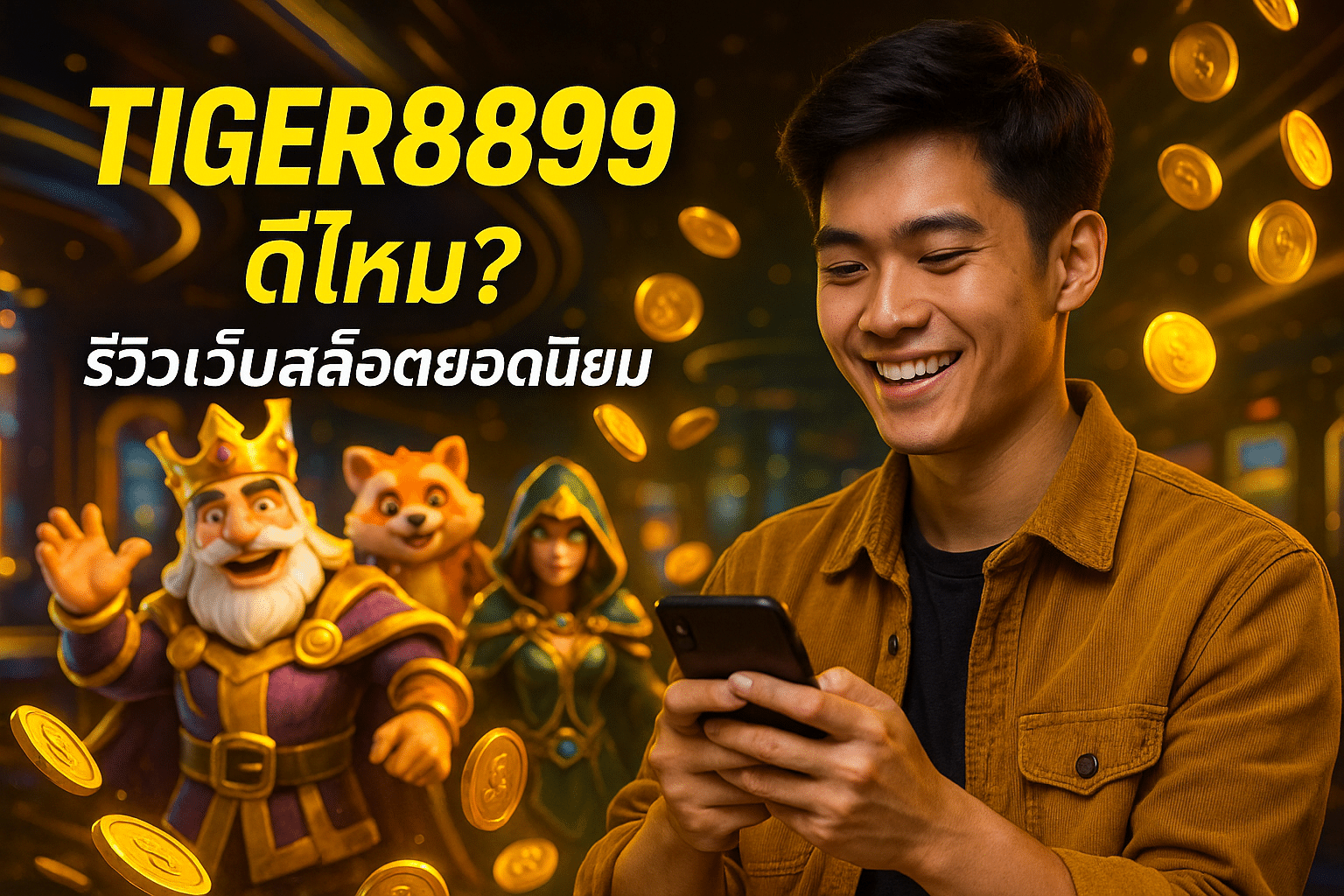 รีวิวเว็บสล็อตยอดนิยม TIGER8899 ดีไหม?